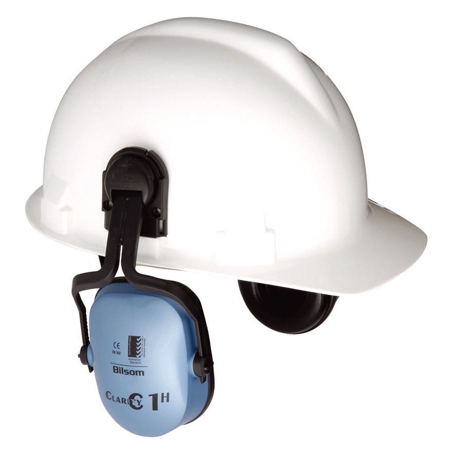 Clarity C1H a casco. Varios adaptadores