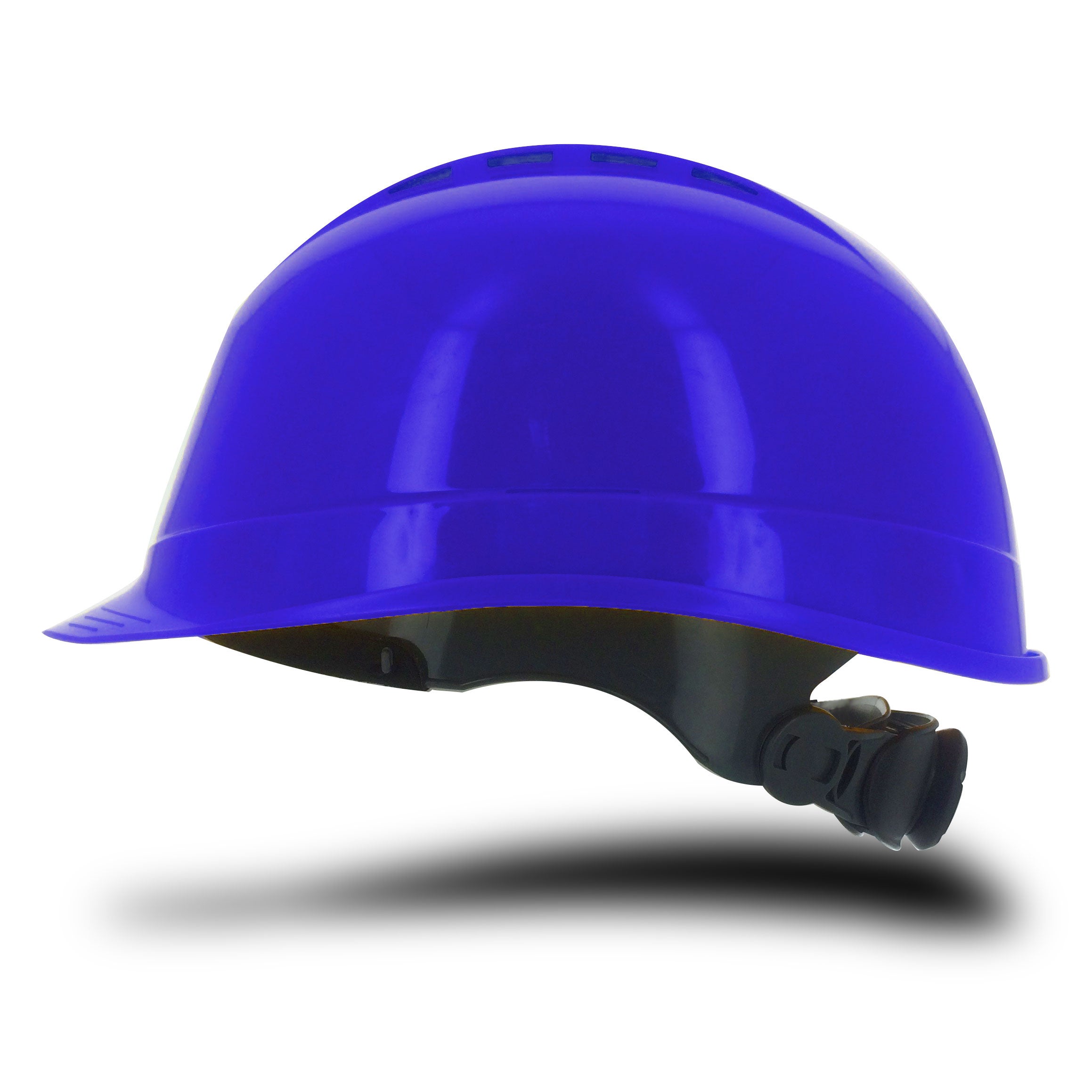 Casco Básico Ruleta Ventilado-Azul