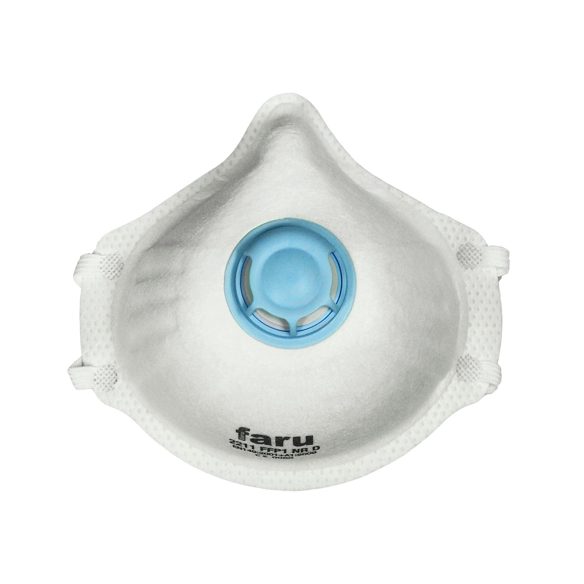 Mascarilla con válvula FFP1V. Caja 12 ud