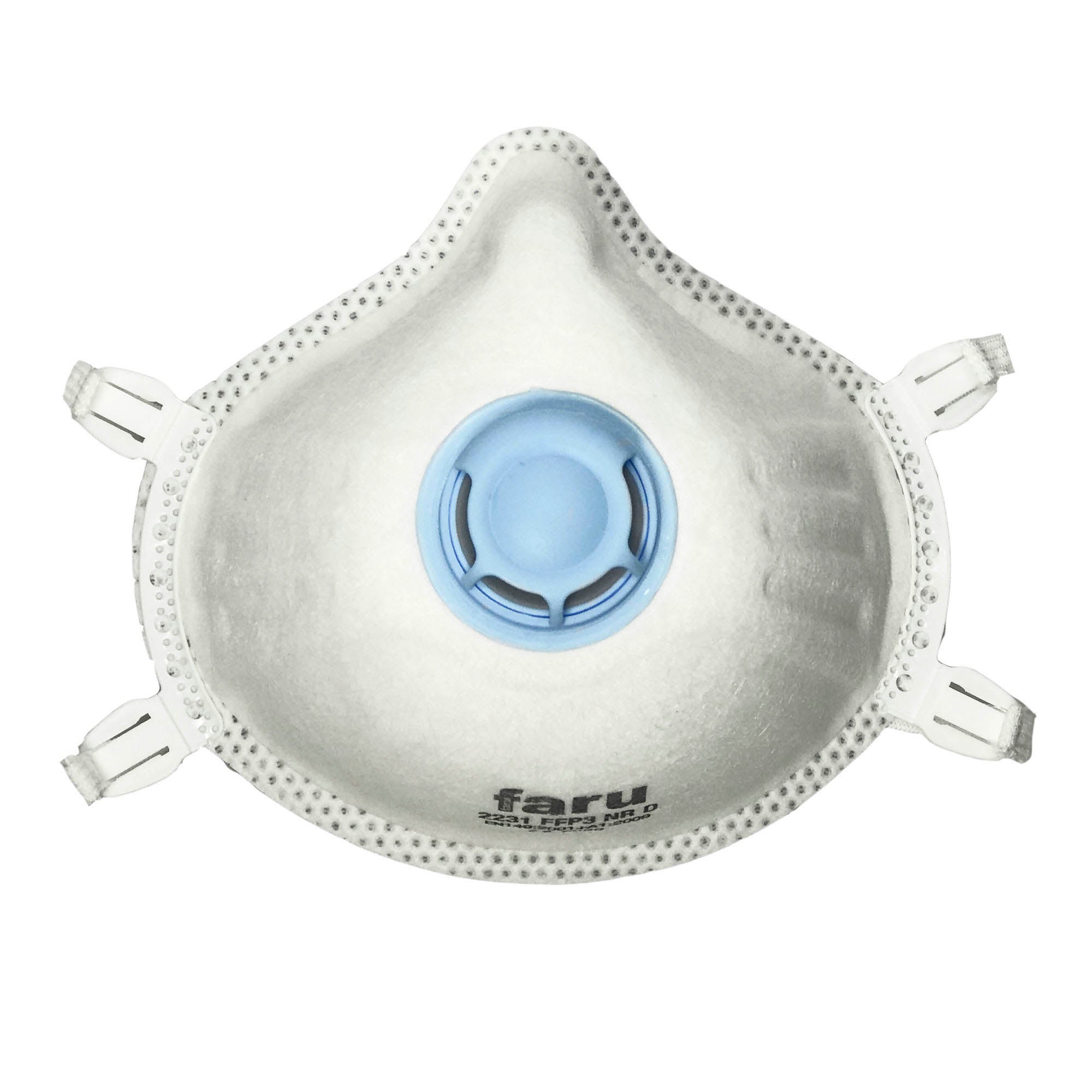 Mascarilla con válvula FFP3V. Caja 5 unidades