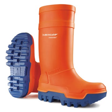 Bota de agua Dunlop Purofort Thermo S5 CI SRC naranja
