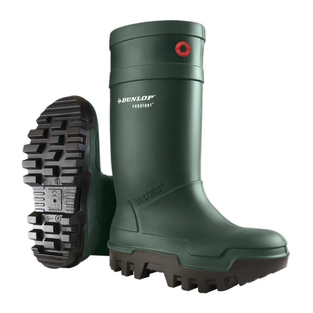 Bota de agua Purofort Thermo Full Safety verde