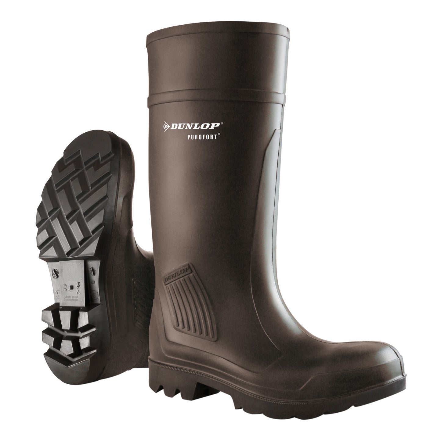 Bota de agua Dunlop poliuretano Purofort S5 CI SRA negro