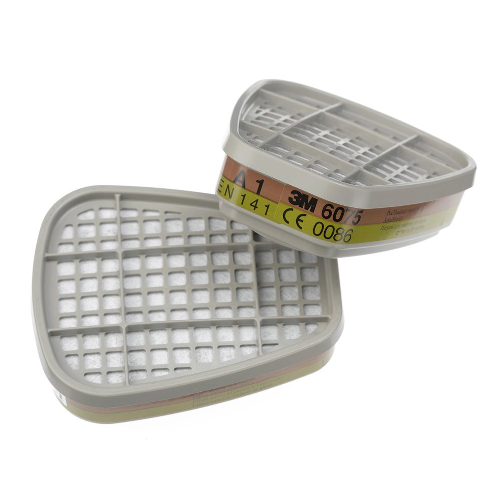 Filtro A1 vapores org. pto. eb. >65ºC y Formaldehido. Caja de 8 ud