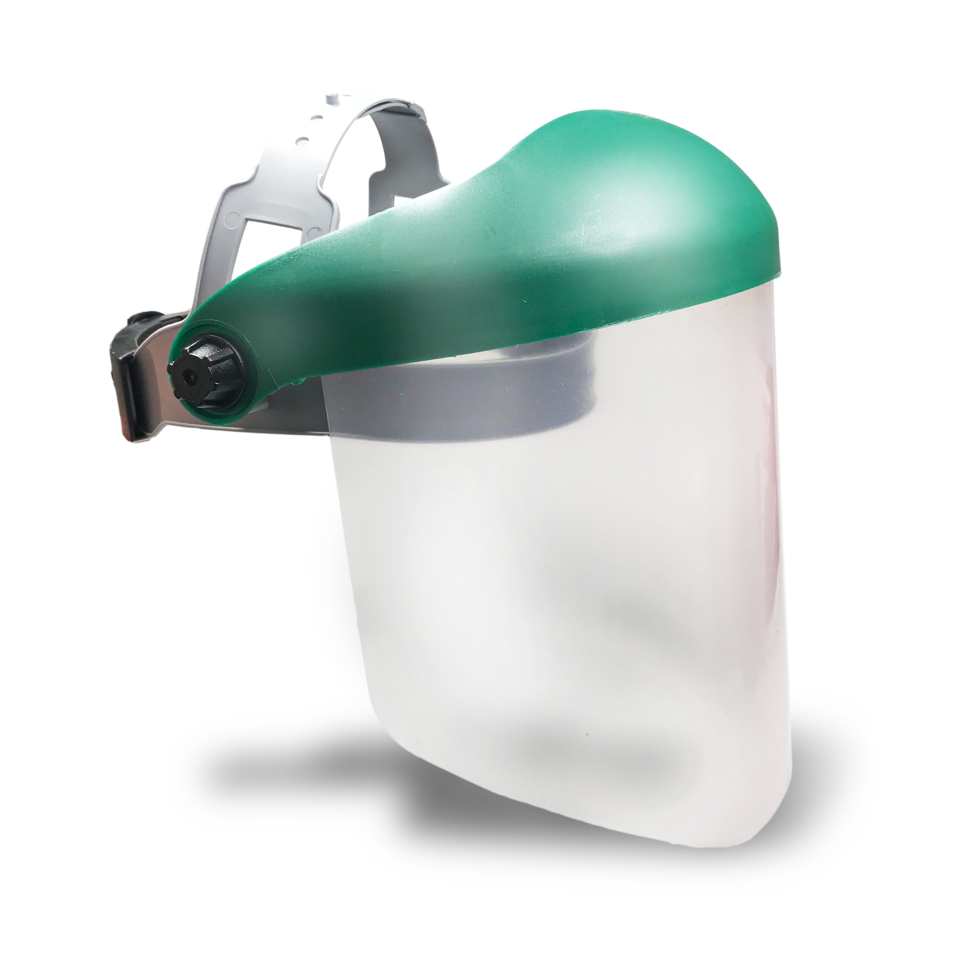 Pantalla Policarbonato A20 con visera verde