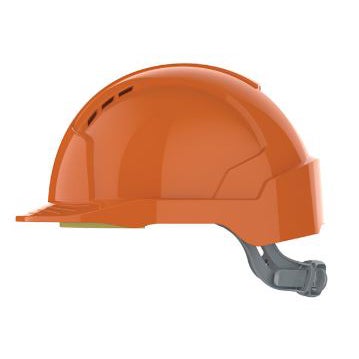 Casco EVOLITE ventilado (ABS)-Naranja