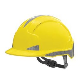 Casco EVOLITE,  vent. reflect. (ABS)-Amarillo