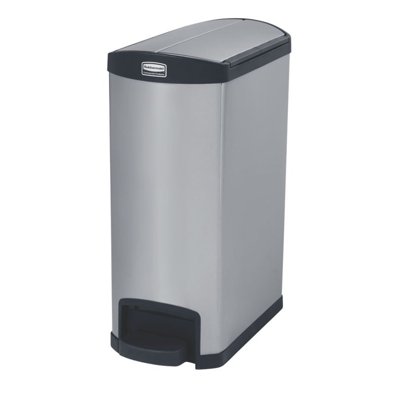 Contenedor inoxidable con pedal lateral 50 litros