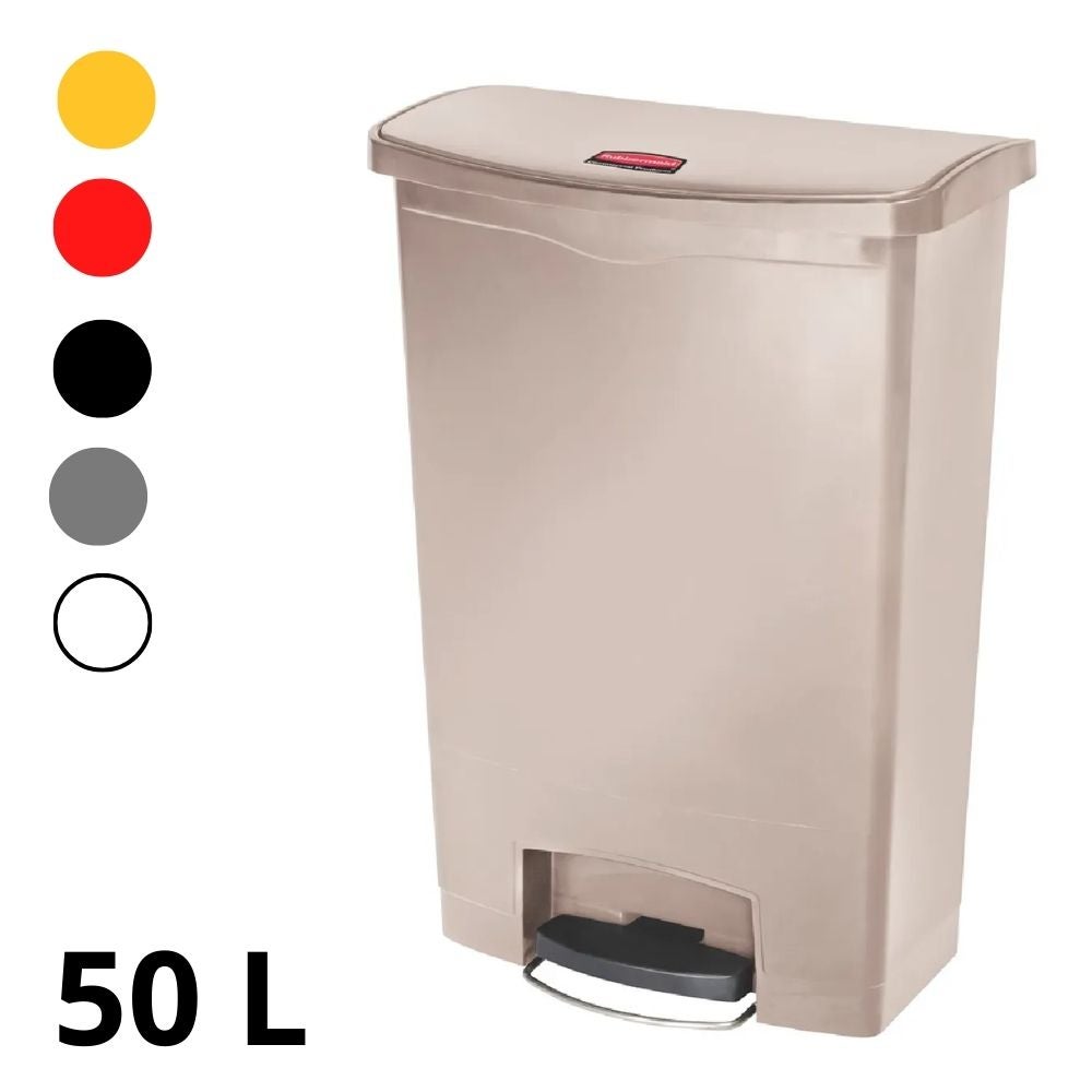 Contenedor de resina con pedal frontal Slim Jim 50 litros