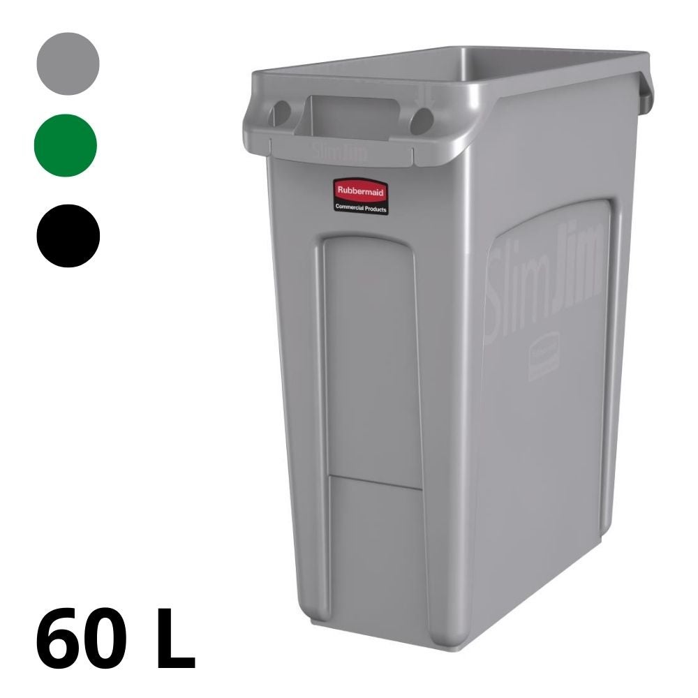 Contenedor Slim Jim Con Ventilación 60 L