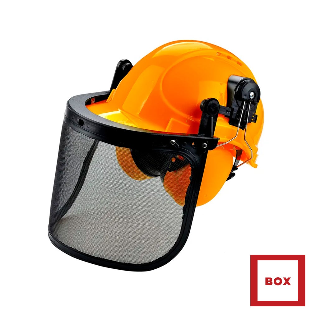 Equipo forestal con casco y protección auditiva básico BOX (10 Uds)