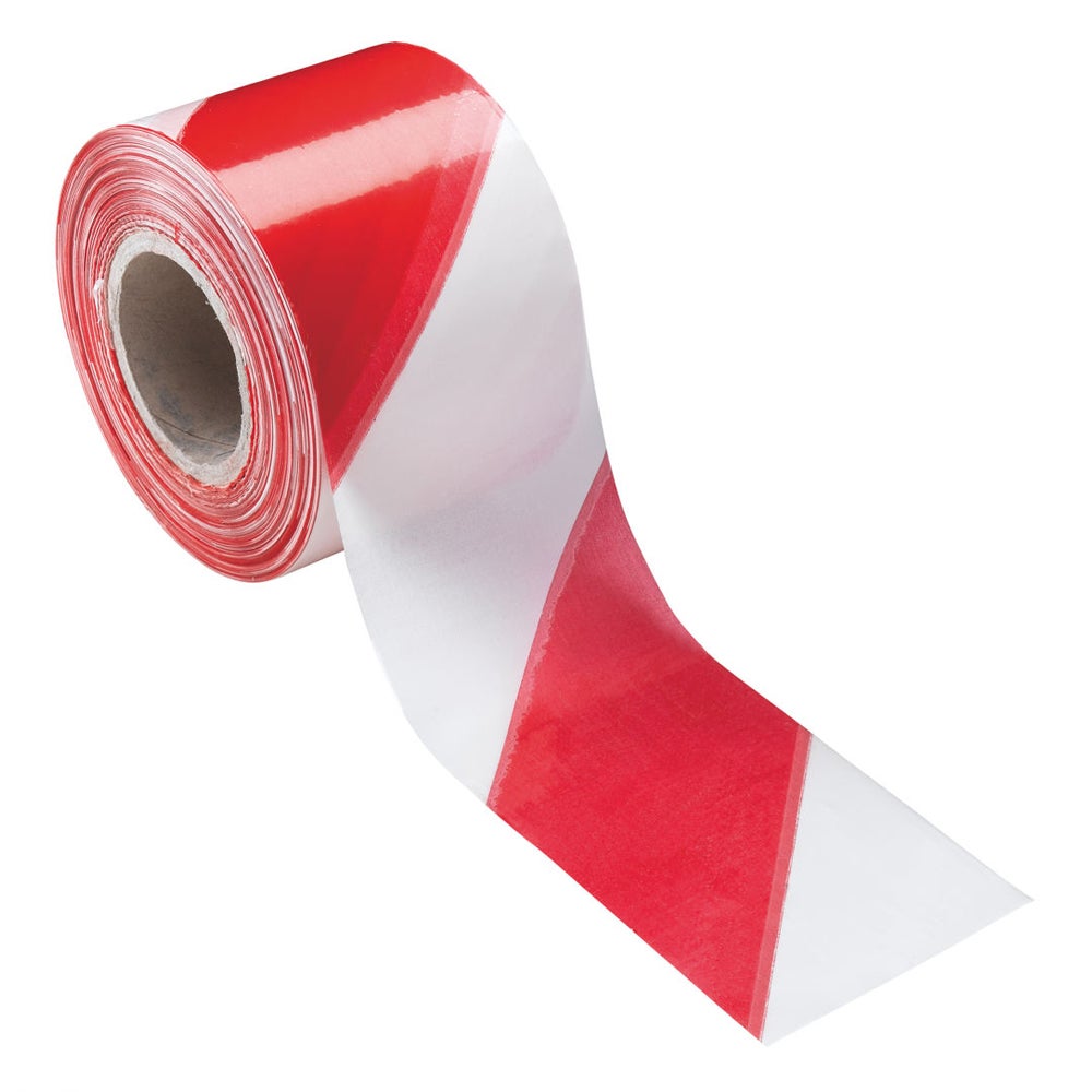 Cinta balizamiento blanca y roja