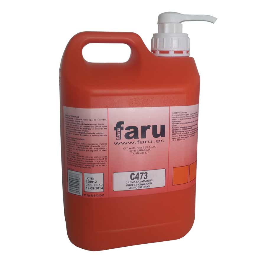 Gel lava manos Bio con abrasivos naturales 5 l