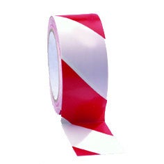 Cinta adhesiva 50 mm x 33 m-Blanco y rojo