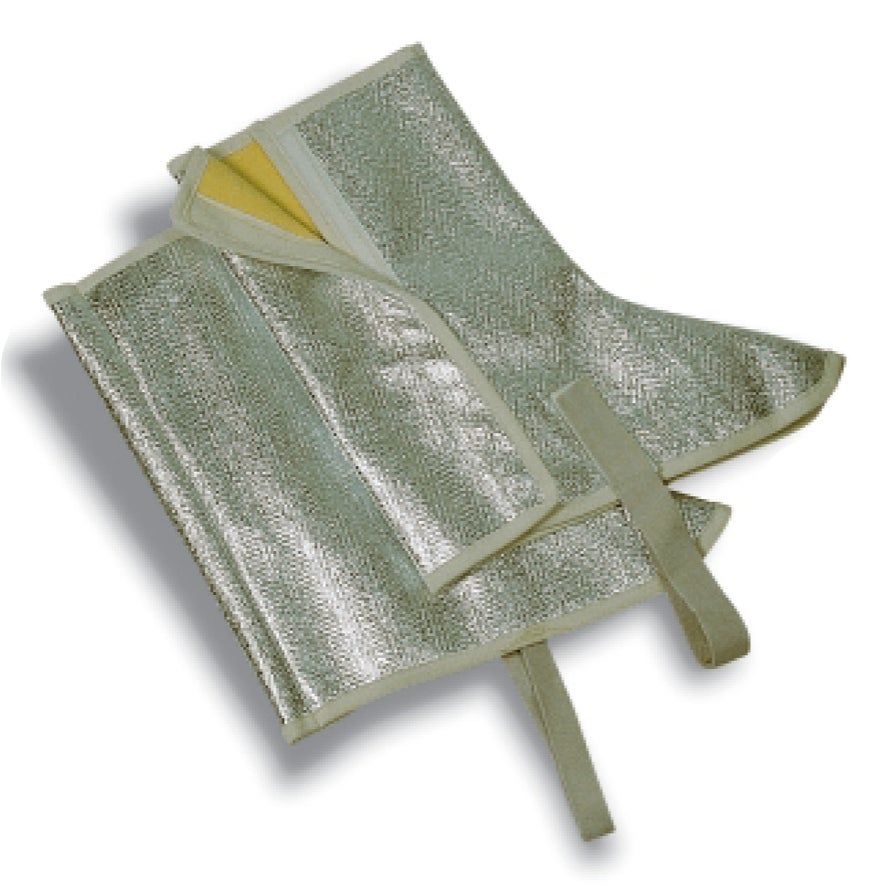Polainas fibra aramídica aluminizada