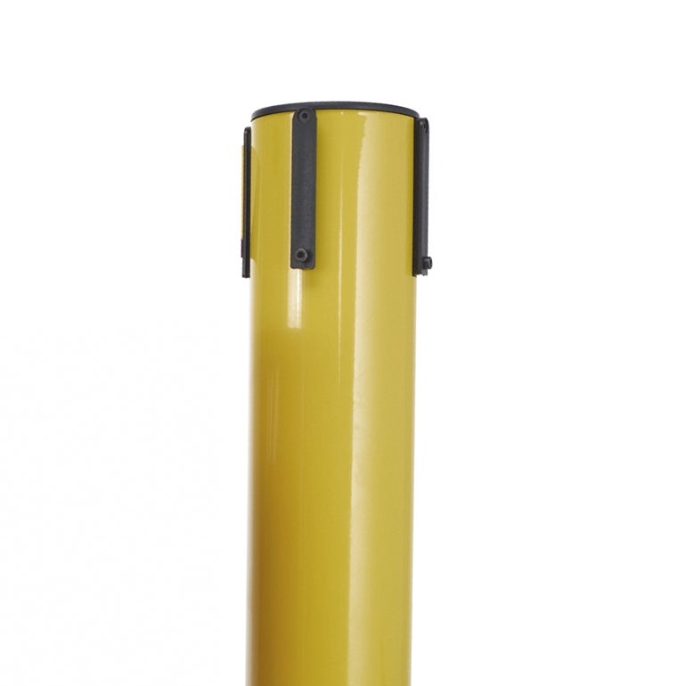 Poste sin cinta retráctil Amarillo