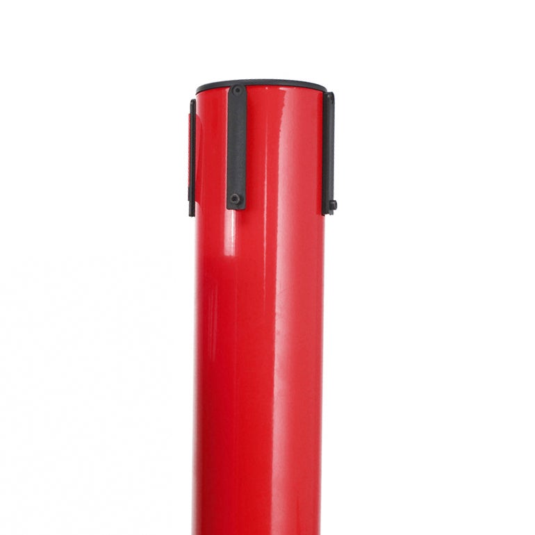 Poste sin cinta retráctil Rojo