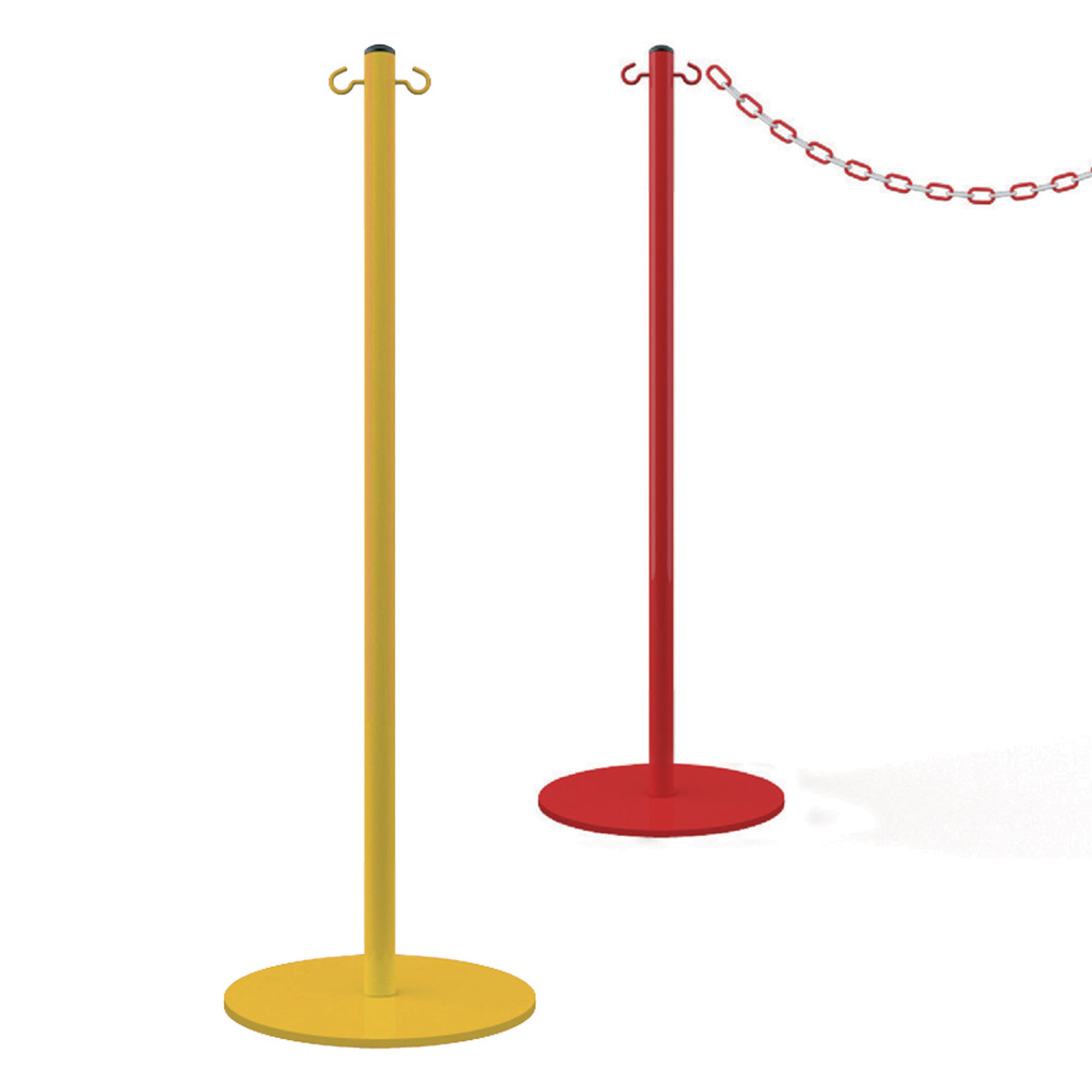 Poste Rojo Para Cadena