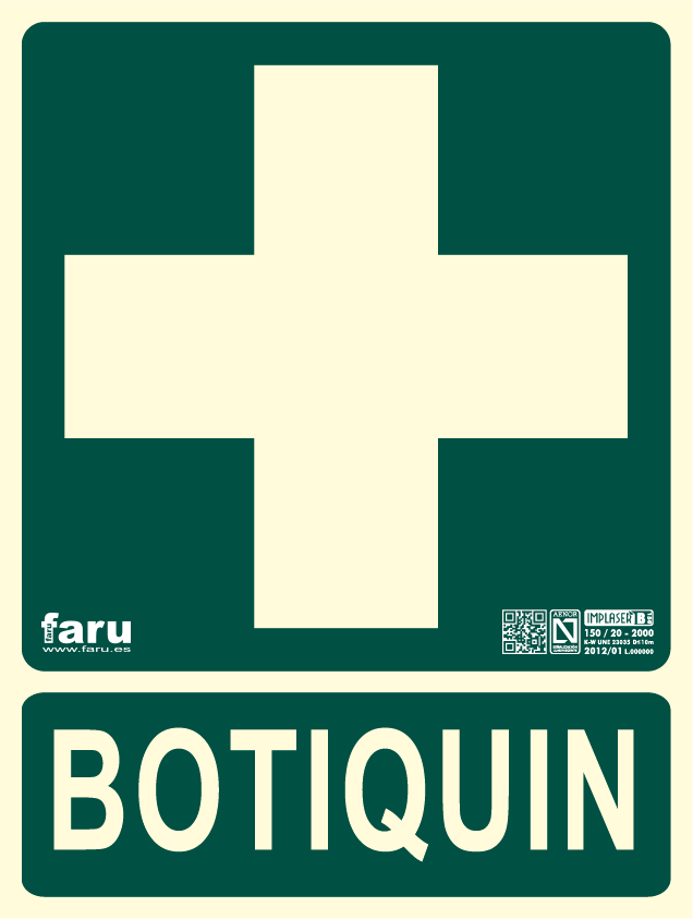 Señal botiquín (A4)