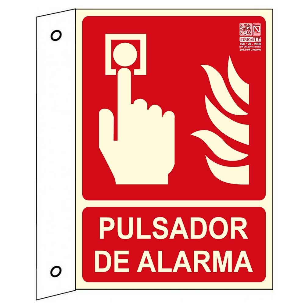Pulsador de alarma Banderola (A4)