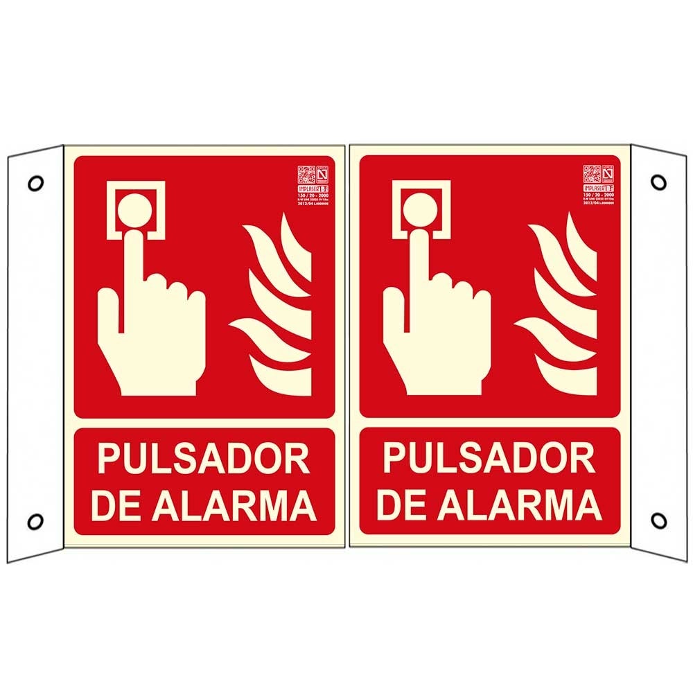Pulsador de alarma Panorámica (A4)