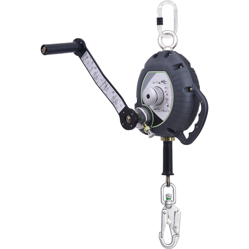 Anticaídas con rescatador cable inox 10 metros FA 20 401 10S