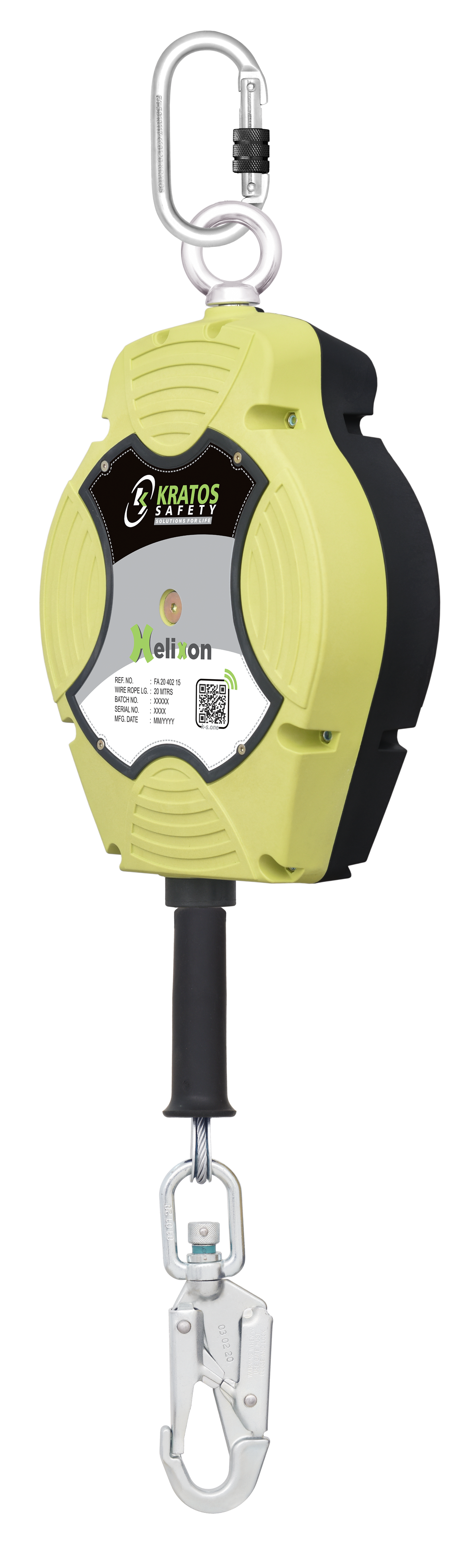 Anticaídas retráctil cable atex uso vertical 20 m FA 20 402 20