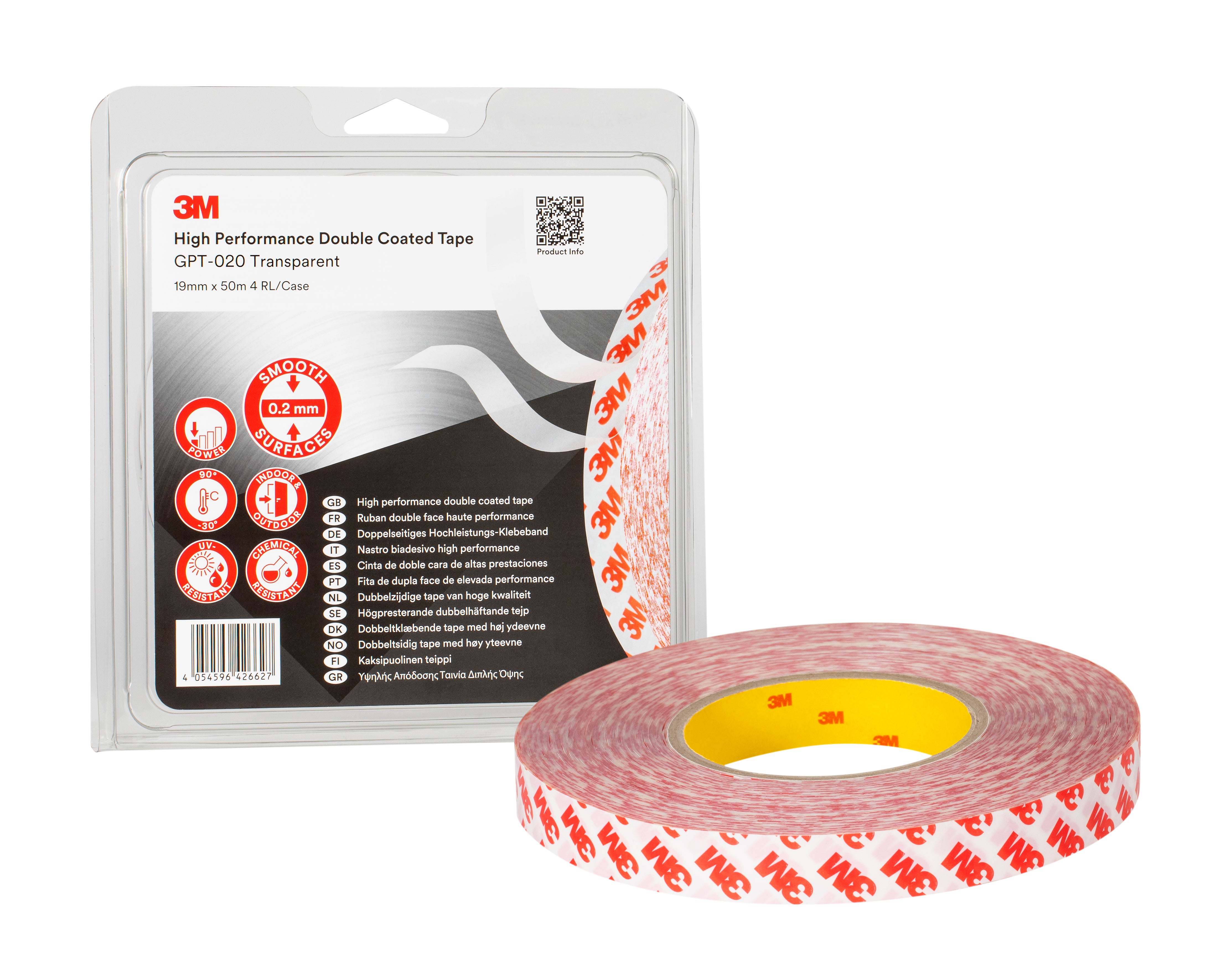 Cinta de doble cara 3M™ GPT-020 