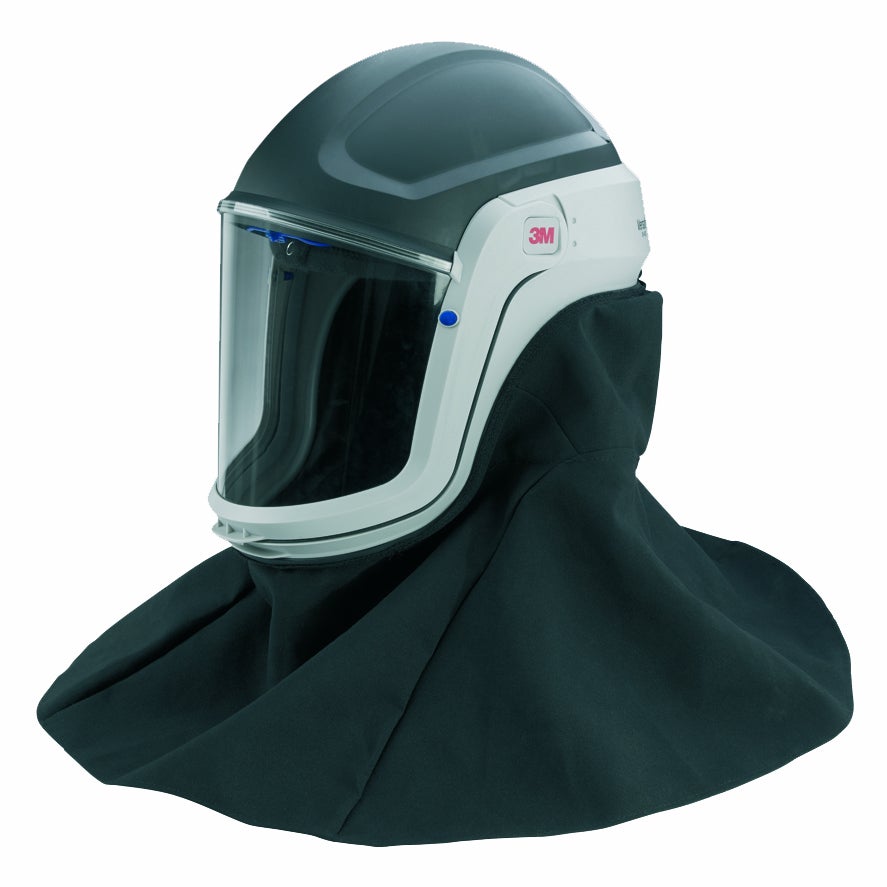 Casco con visor PC y cubrehombros