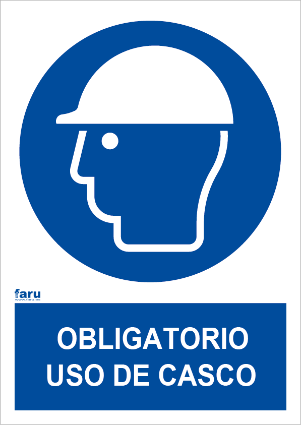 Uso obligatorio de casco (A3)