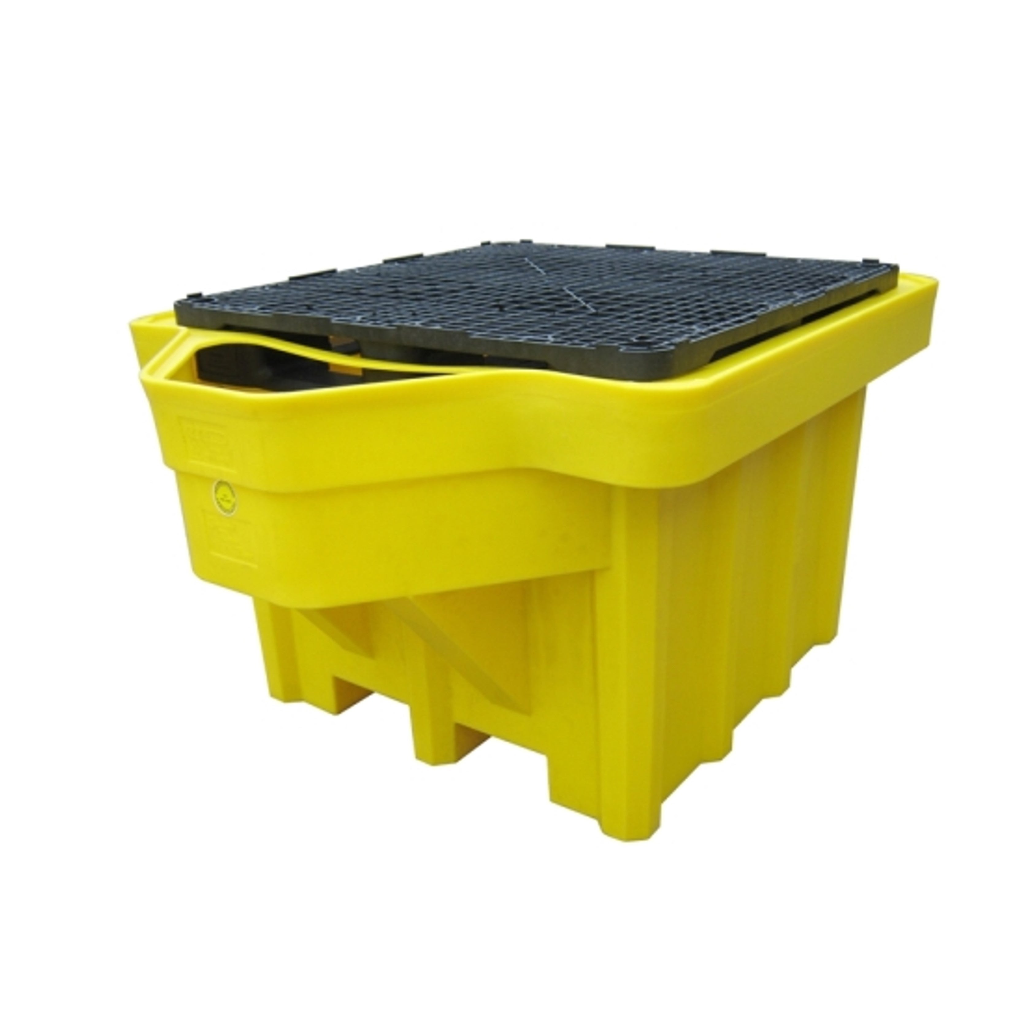 Cubeta polietileno 1.100 l. con recuperador