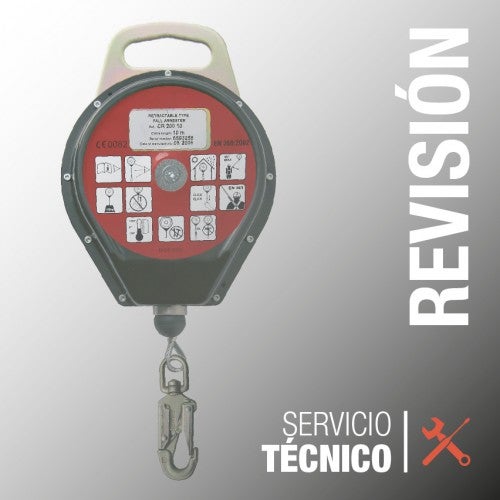 Revisión anticaidas retráctil PC