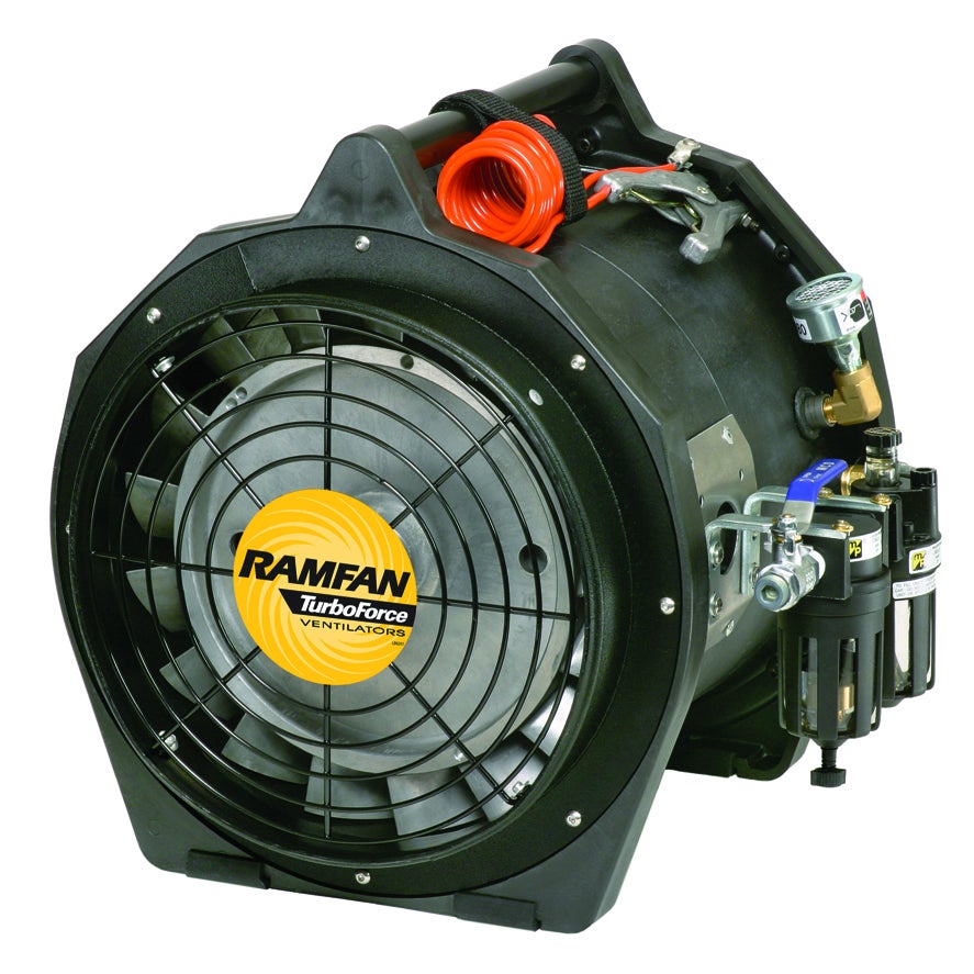 Ventilador extractor neumático  Ø 30 cm 3.471,4 m3/h  